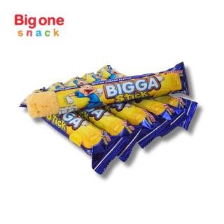 บิ๊กก้า สติ๊ก ข้าวโพดอบกรอบแท่งสอดไส้ครีม 10ก. Bigga Stick Corn Snack with Cream Filling 10g.
