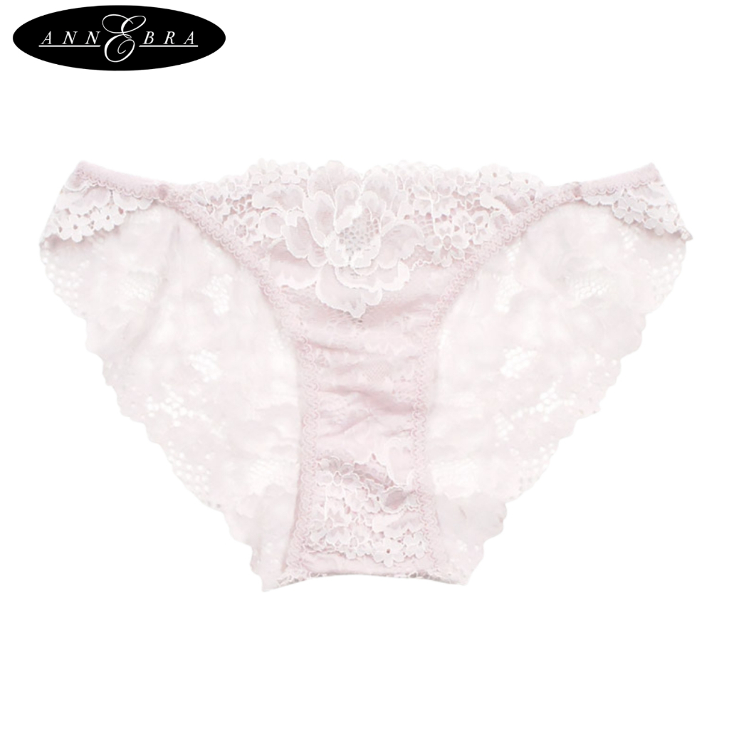 Annebra กางเกงใน ทรงบิกีนี่ ผ้าลูกไม้ Bikini Lace Panty รุ่น AU3-907