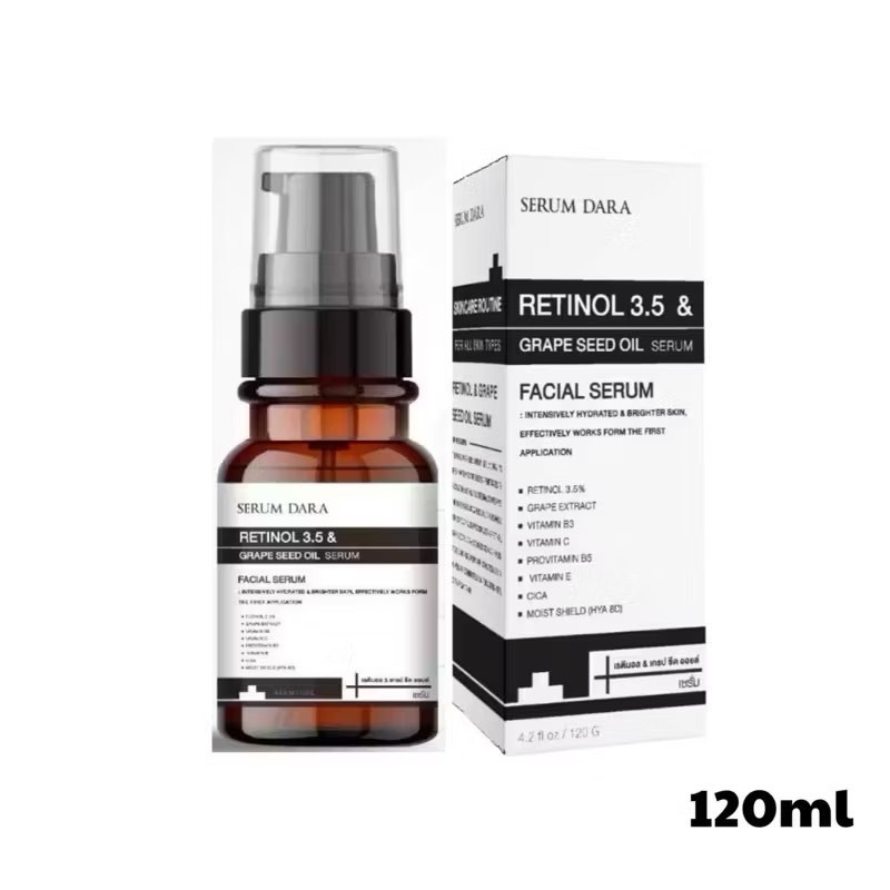 ซรั่ม ดารา เรตินอล แอนด์ เกรป ซีด ออยล์ เซรั่ม40ml ครีมดารา ครีมร้อยไหม มารค์ดารา พร้อมส่ง