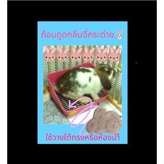 ดับกลิ่นได้จริง ไม่จกตา ก้อนดับกลิ่นฉี่กระต่าย ใช้วางใต้ห้อง…