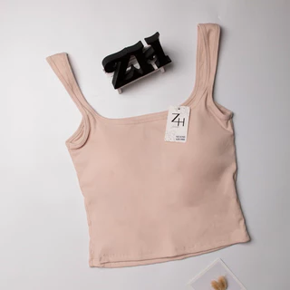 ZH.6760 สายเดี่ยวผ้าร่องฟองน้ำในตัวงานอย่างดี(7สีพร้องส่ง)เสื้อกล้ามผู้หญิงฟรีไซส์