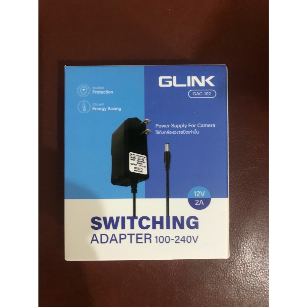 อแด๊ปเตอร์กล้องวงจรปิด Adapt.S/W 2000mA GLINK GAC-102 (For Camera)