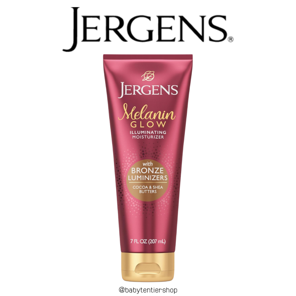 พร้อมส่ง🛵 โลชั่นบำรุงผิว Jergens Hand and Body Lotion Glow Illuminating Moisturizer (207ML)