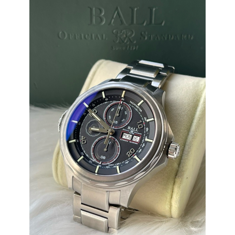 BALL Watch CM3888D-S1J-BK Engineer Master 2 Slide Chronograph Day Date Automatic Men's