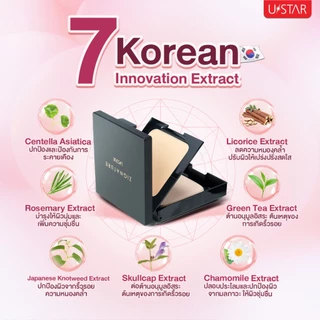 Ustar Zignature Maxx Cover Compact Foundation SPF35PA+++แป้งคุมมัน แป้งผสมรองพื้น ยูสตาร์ แป้งพัฟเนื้อบางเบา ปกปิดดี