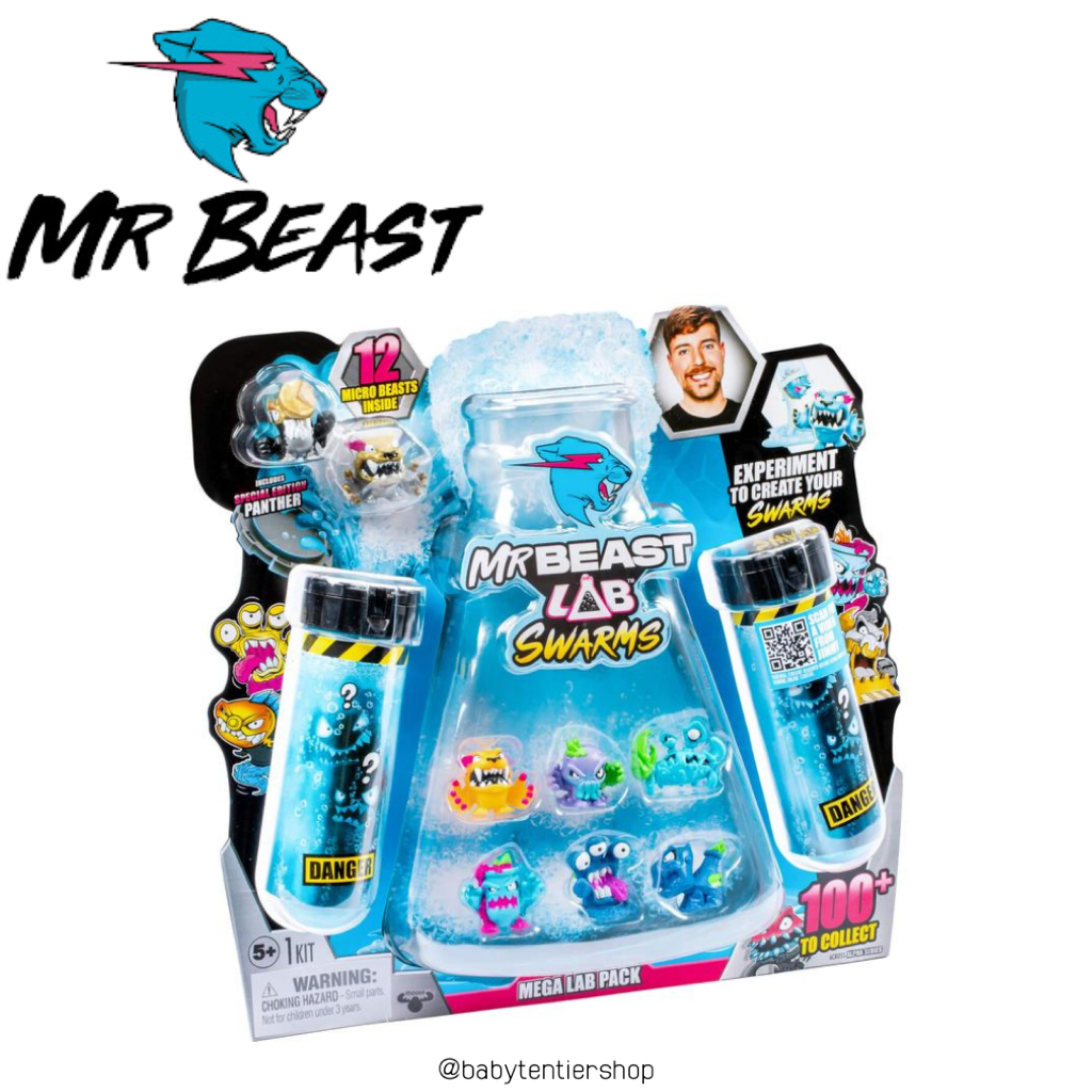 พร้อมส่ง🛵 MrBeast Lab Swarms Mega Lab Collectible Figure 12 Pack (Styles Vary)💙แท้100%