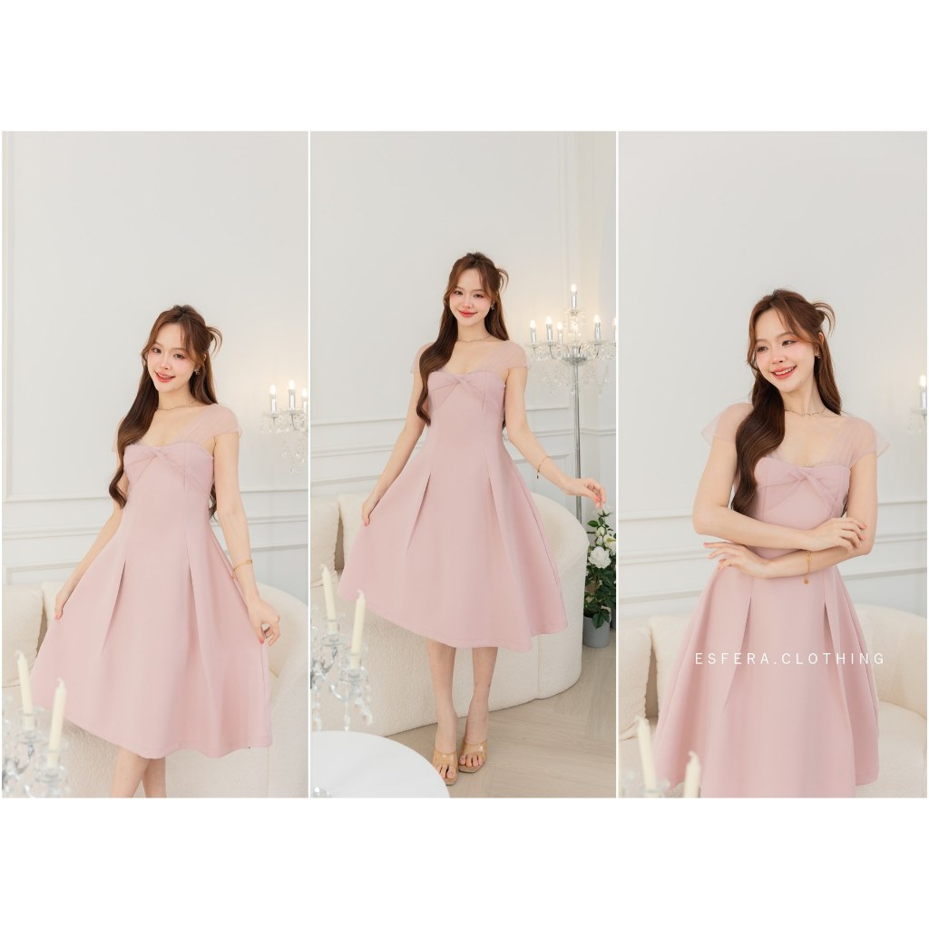 ESFERA-DR-100-1 Bubblegum Dress เดรสออกงาน