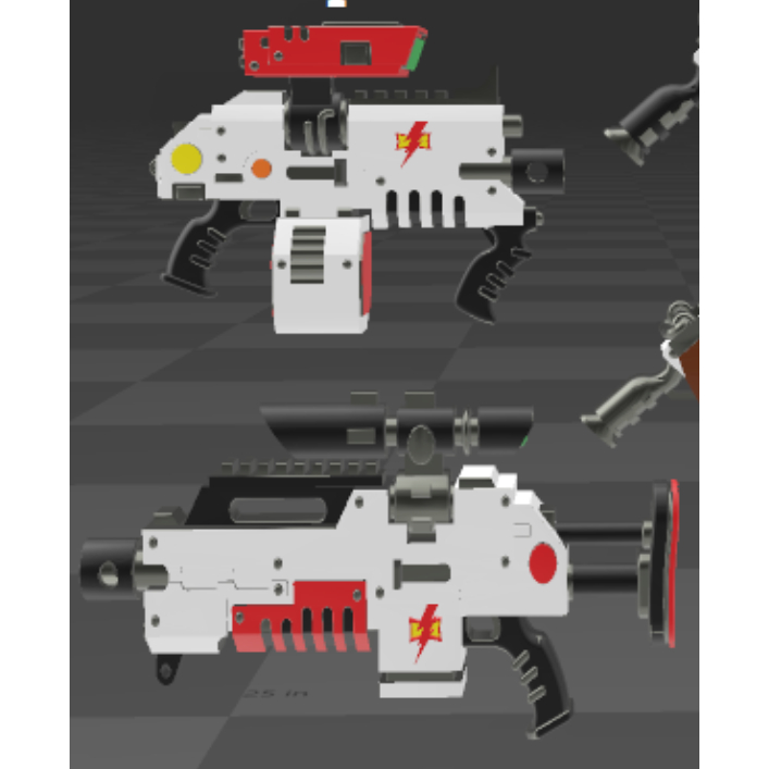 Bolters x2 weapon joy toy1/18