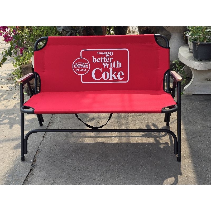 เก้าอี้แคมป์ปิ้ง Coca-Cola 2 ที่นั่ง