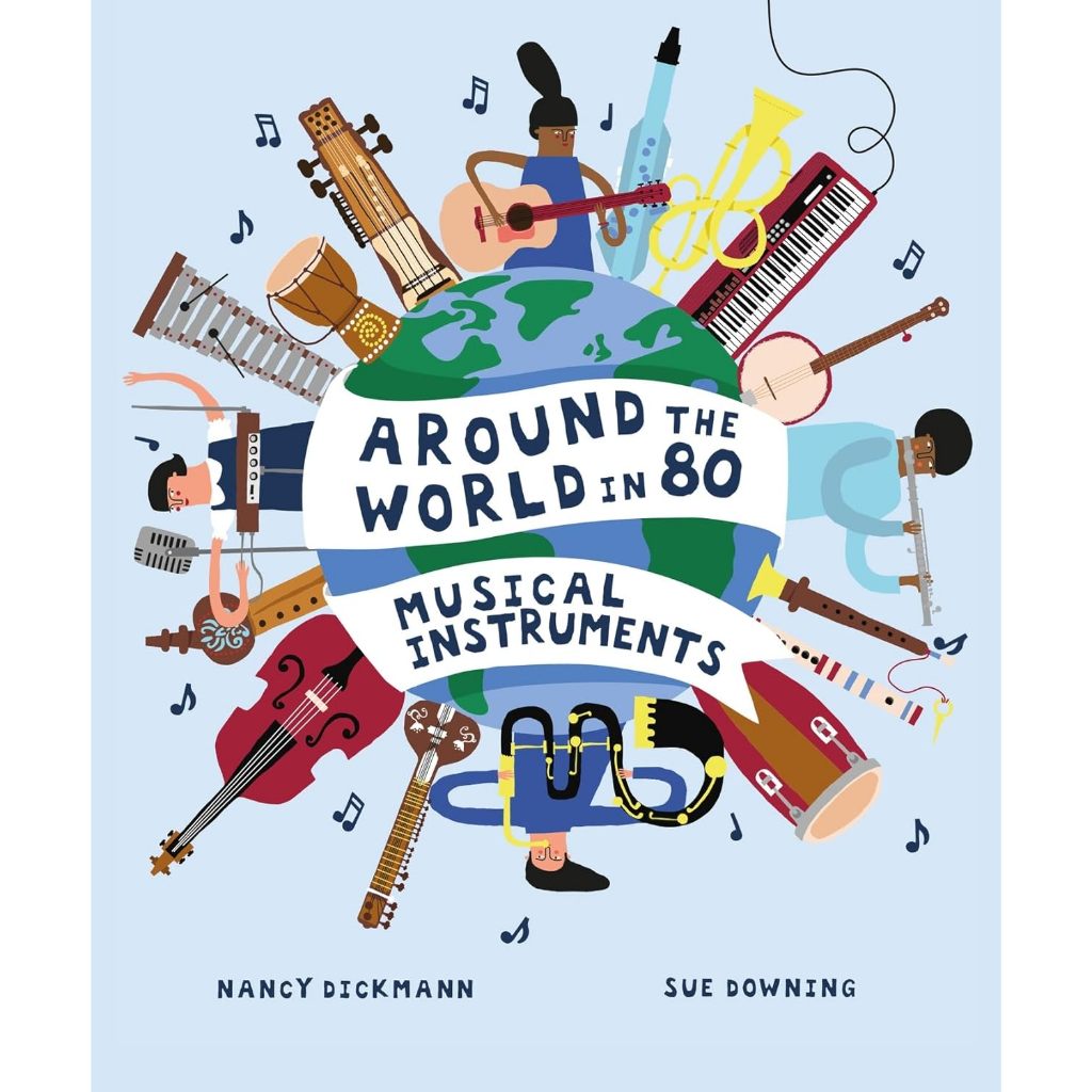 DKTODAY หนังสือ  AROUND THE WORLD-80 MUSICAL INSTRUMENTS