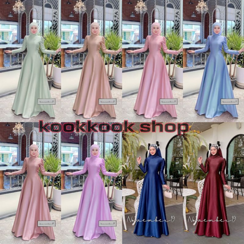 🚛ส่งฟรี+โค้ดลดสุดคุ้ม✅✅มีอก34-46 ชุดเดรสอิสลาม ชุดเดรสมุสลิม ทิชาบาน