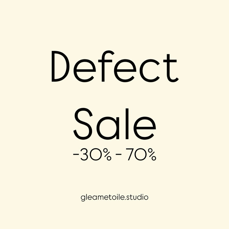 [Defect sale ] - gleametoile.studio (สินค้าลด 30-70%ค่ะ)