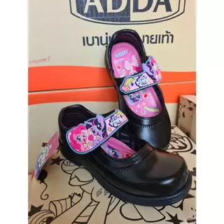 ADDA รองเท้านักเรียนหญิง หนังดำ รุ่น 41C23รองเท้านักเรียน รองเท้าเด็ก โพนี่