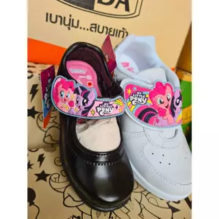 ADDA รองเท้านักเรียนหญิง หนังดำ รุ่น 41C23รองเท้านักเรียน รองเท้าเด็ก โพนี่