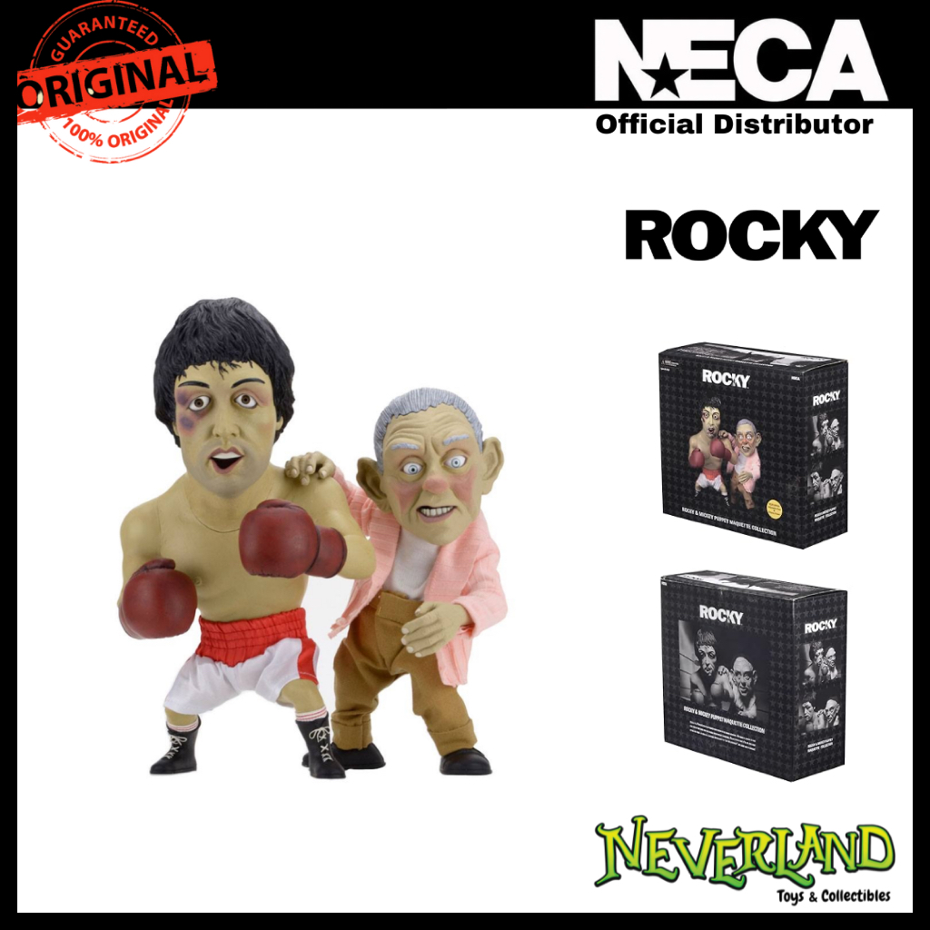 (NECA) Rocky - Rocky & Mickey Puppet Maquette Set