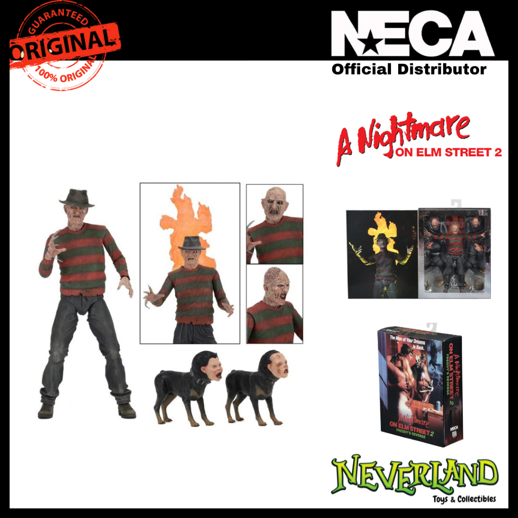(NECA) Nightmare on Elm Street - 7" Scale Action Figure - Ultimate Part 2 Freddy