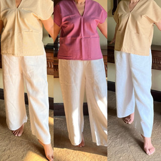 (ผ้าฝ้ายล้วน) เสื้อพื้นเมืองผู้หญิง ผ้าฝ้ายนิ่ม Top cotton