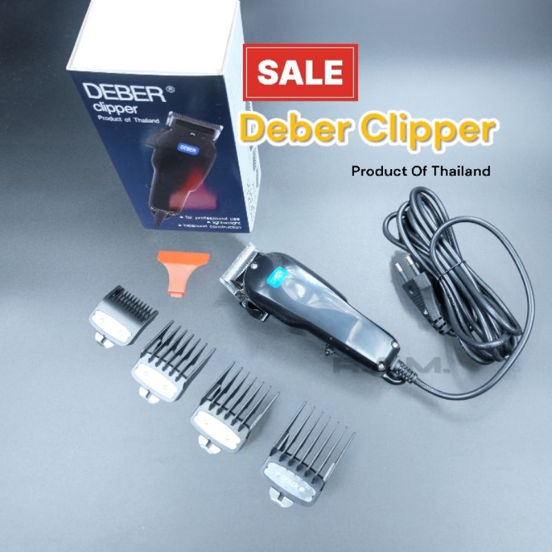 Deber Cipper รุ่น Product Of Thailand ปัตตาเลี่ยนตัดผม แบบสาย  มอร์เตอร์ v5000 ปัตตาเลี่ยน