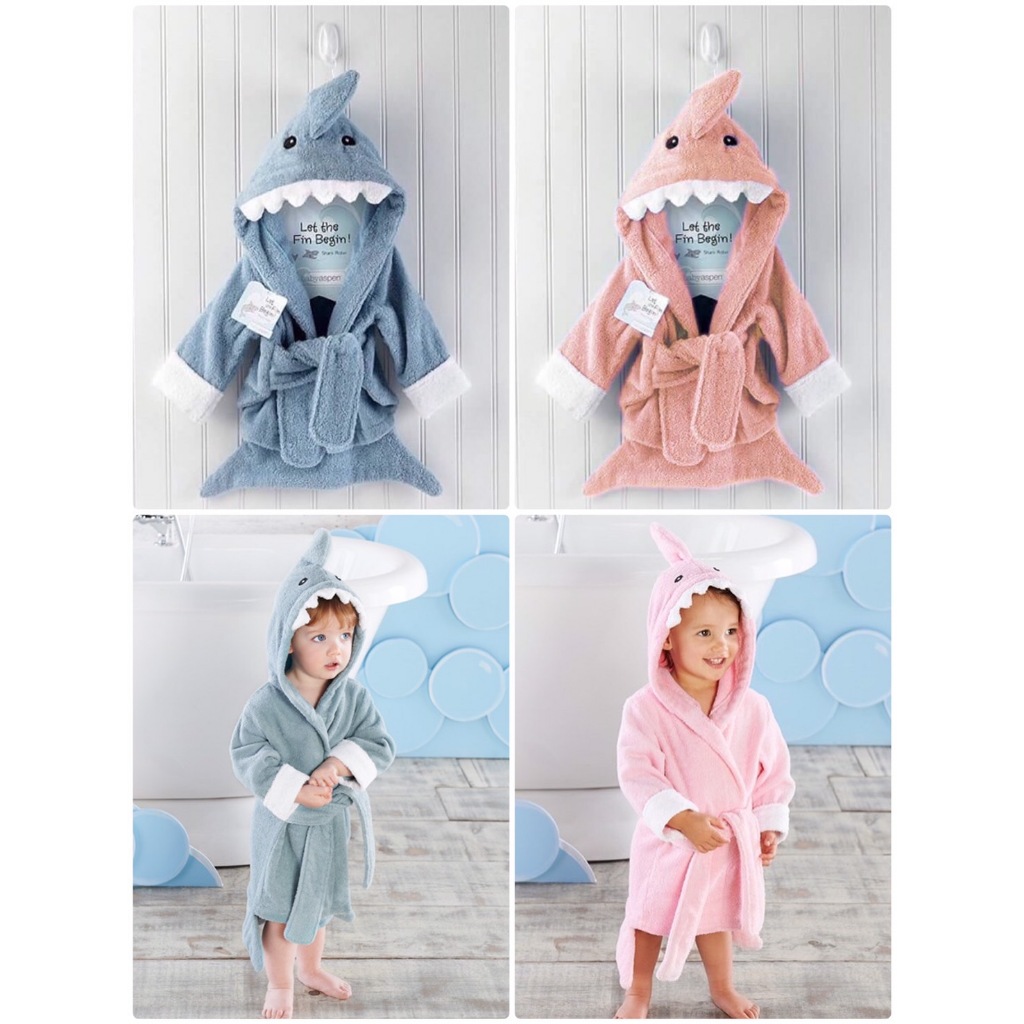 ผ้าขนหนูเด็ก ผ้าเช็ดตัวเด็ก ผ้าคลุมอาบน้ำเด็ก BabyBathrobe อุปกรณ์อาบน้ำเด็ก มีส่งด่วน