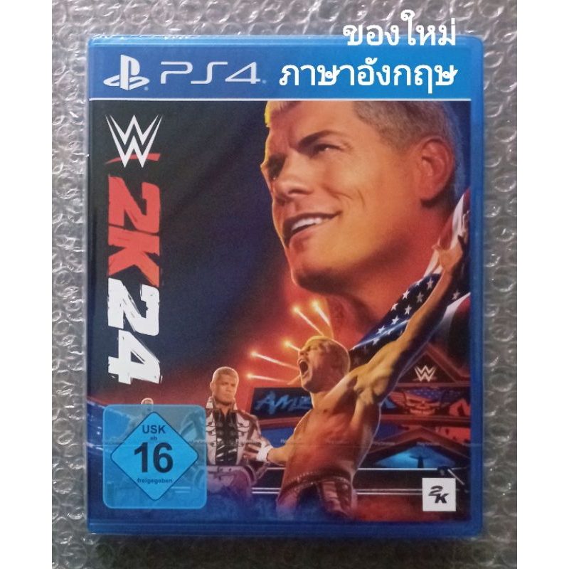 มือ1 WWE 2K24 ภาษาอังกฤษ PS4 EN PLAYSTATION 4 กีฬา มวยปล้ำ W2K24 W 2K 24 2024 SPORTS WRESTLING PS5 E
