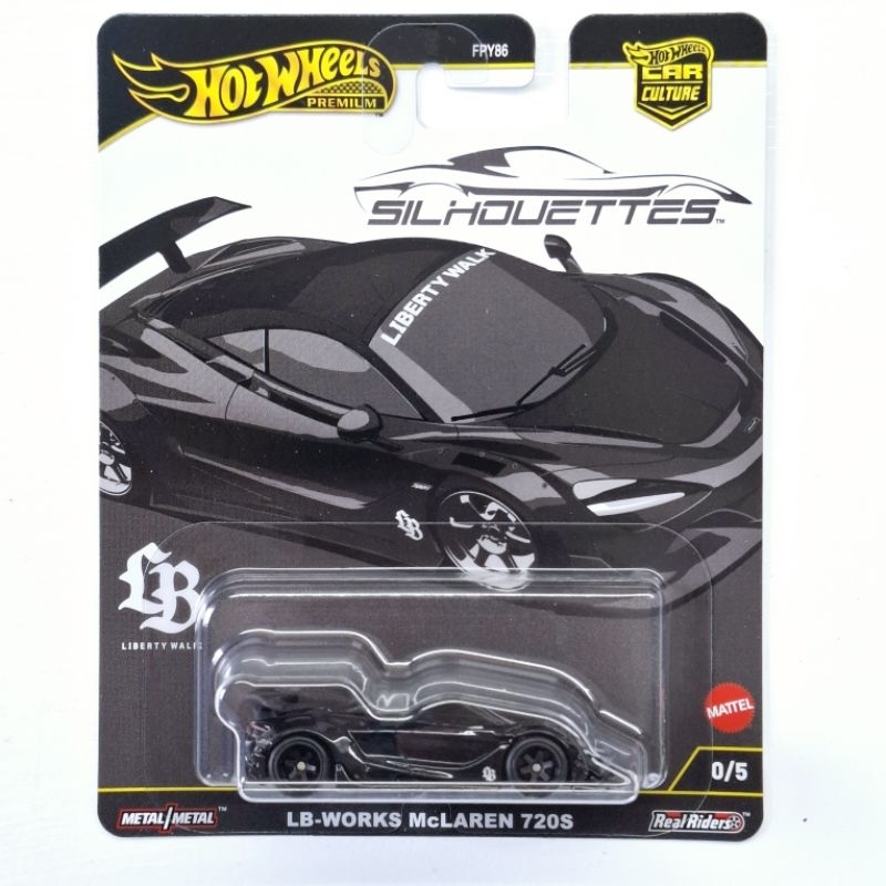 Hot wheels premium รุ่น LB-Works Mclaren 720S (0/5)Chase car  แพ็คสวย