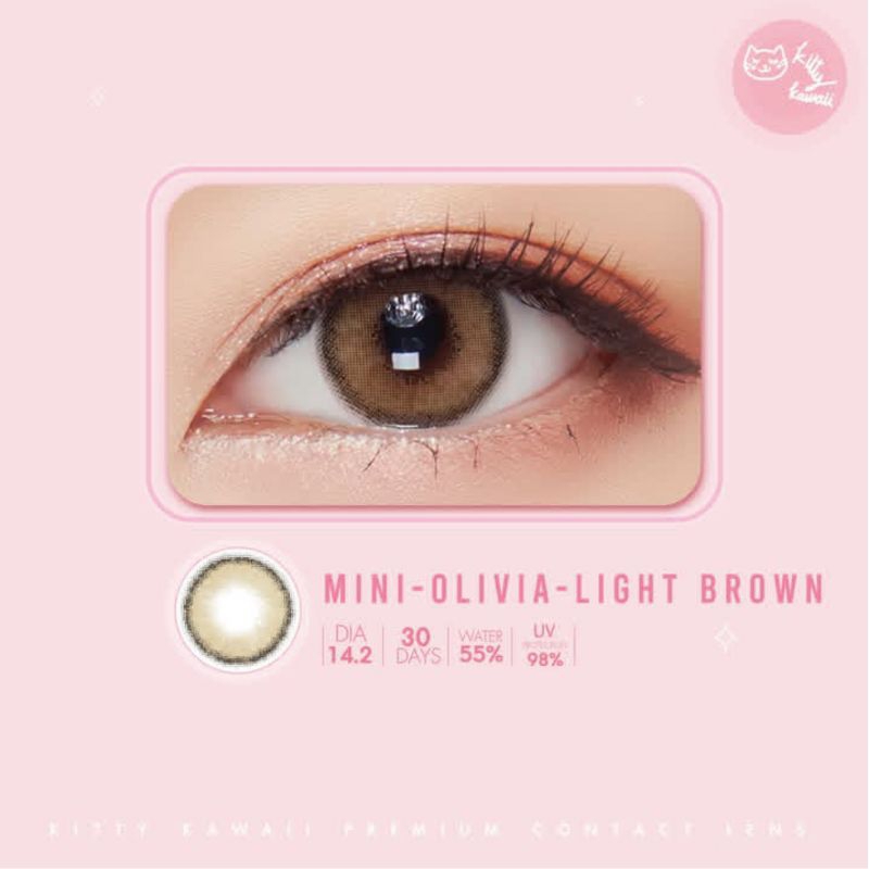 Mini Olive light brown kitty kawaii