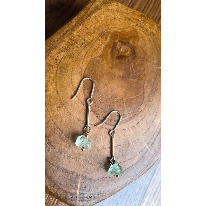 natural stone aquamarine best design earrings