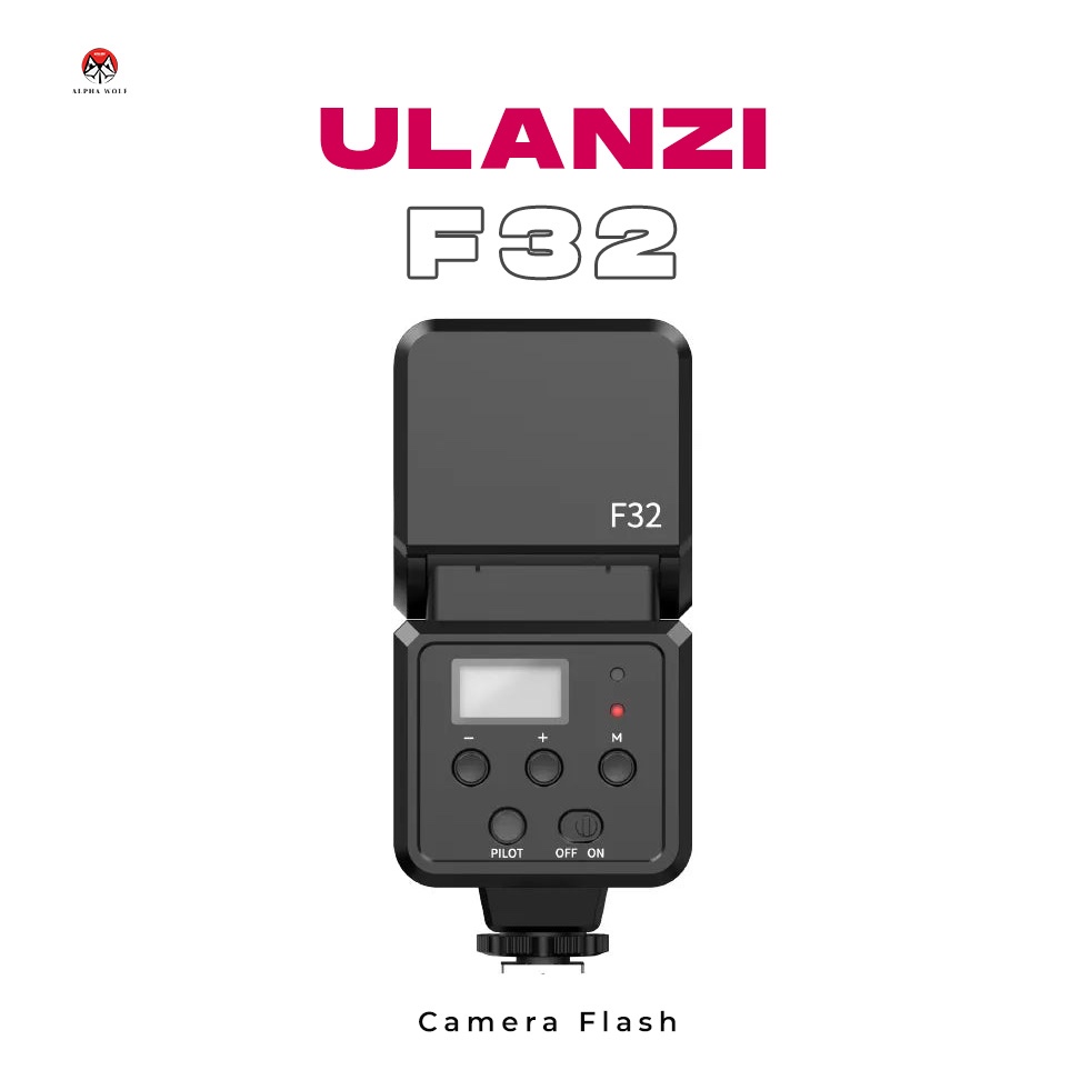 Ulanzi F32 Camera Flash ไฟแฟลชปรับองศาการถ่าย รองรับ Sony Canon Nikon Fujifilm ประกันศูนย์ไทย 1 ปี