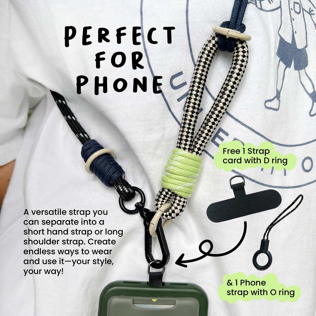 สายคล้องมือถือ Double Trouble Strap, สายคล้องมือถือและกระเป๋า สายคล้องอเนกประสงค์