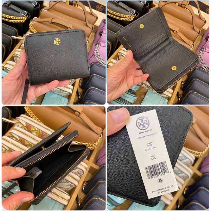 ✴️ Tory Emerson Mini Wallet กระเป๋าสตางค์ขนาดกระทัดรัด
