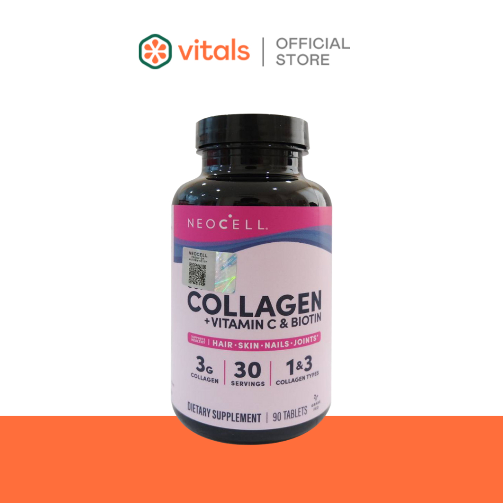 Neocell super collagen C 90 caps l นีโอเซล คอลลาเจน ซุปเปอร์ ซี บำรุงผิวนุ่ม 90 เม็ด