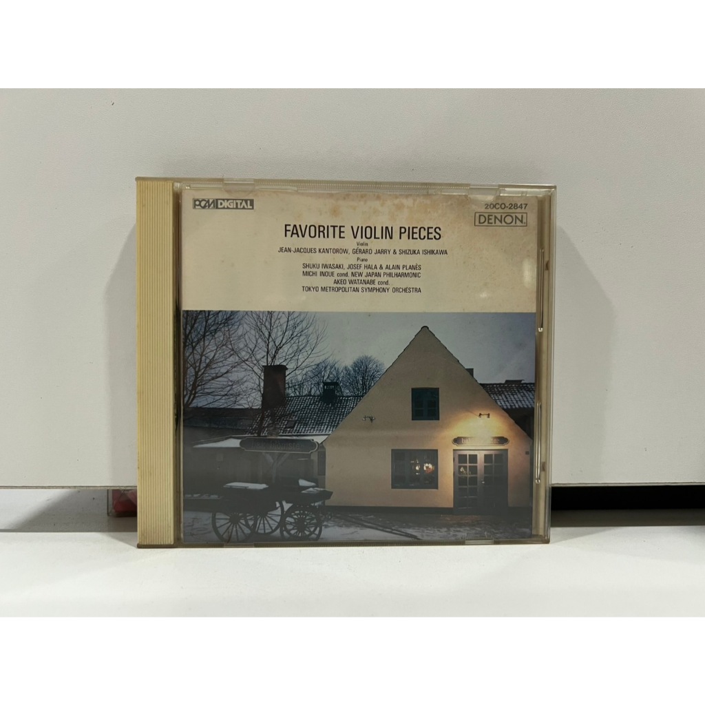 1 CD MUSIC ซีดีเพลงสากล FAVORITE VIOLIN PIECES  KANTOROW/JARRY/SHIZUKA ISHIKAWA (Violin) (B12J36)