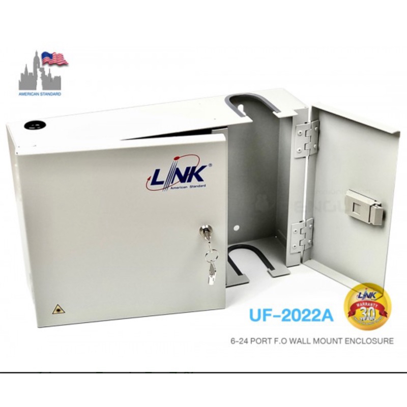 WALL MOUNT ENCLOSURE 6-24 Port ยี่ห้อ LINK รุ่น UF-2022A