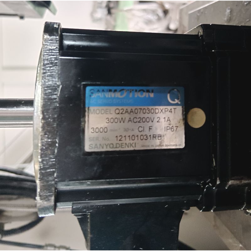เข้าแก้ Alarm 0085.133 Y-axis servo error (CSE) #CSE BROTHER CNC- QAA07030DDXP4T used Motor BROTHER 
