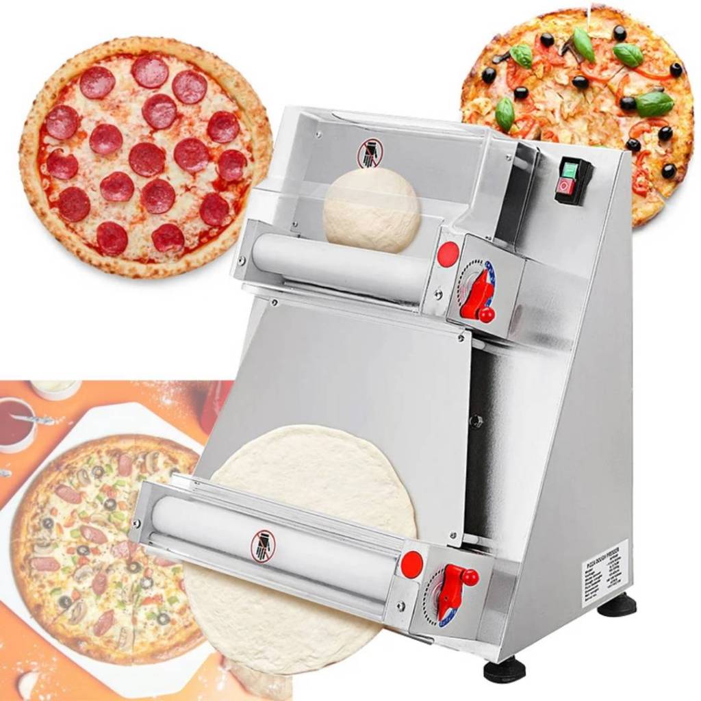 เครื่องรีดแป้งพิซซ่า ตอติญ่า สแตนเลส เครื่องรีดแป้ง Pizza