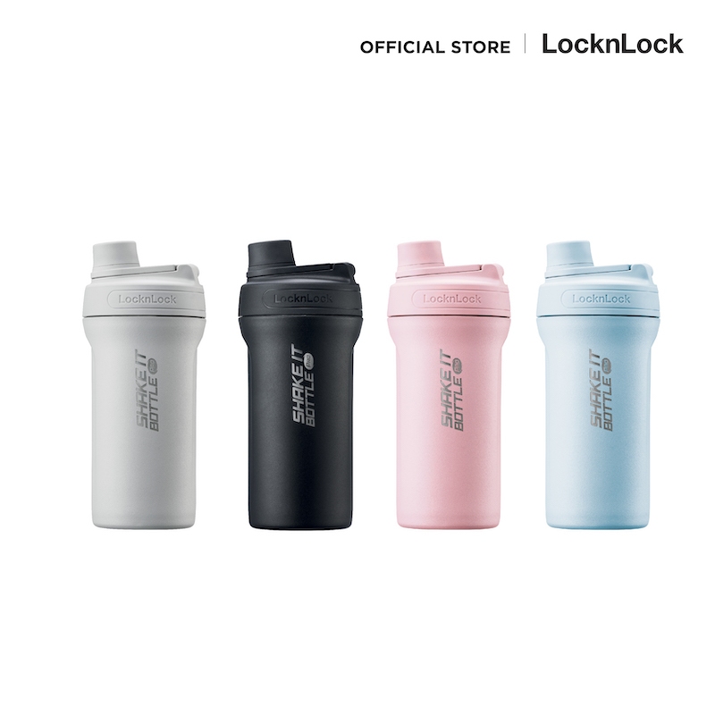 LocknLock กระบอกน้ำเก็บอุณหภูมิ Shake It Bottle Pro Stainless ความจุ 650 ml. รุ่น LHC4276