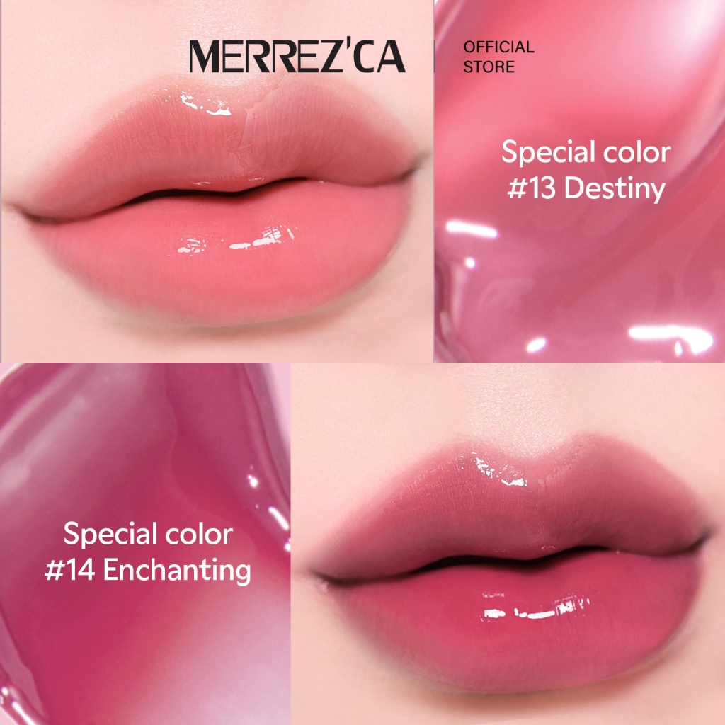 Merrezca Valentine's Secret Real Glow Lip  ลิปทิ้นท์ออร่า ปากนุ่มฉ่ำโกลว์