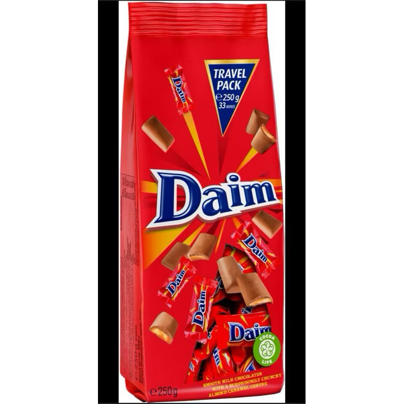 Daim 🍫 Chocolate caramel ขนาด 250 กรัม