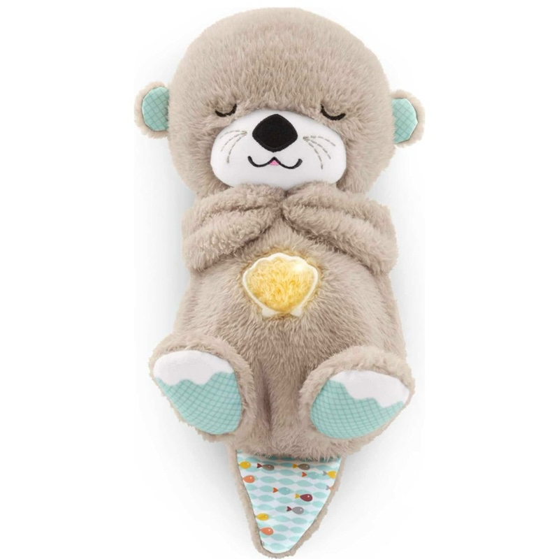 พร้อมส่ง(ไม่มีกล่อง) ตุ๊กตา Fisher-Price สำหรับตุ๊กตาสงบใจทารก Fisher-Price Soothe ’n Snuggle Otter