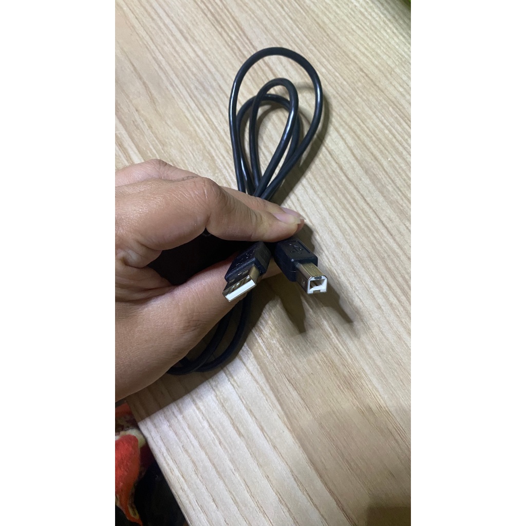 สายเครื่องปริ้น USB Printer 1 เมตร สี่เหลี่ยมพอร์ต AB ของแท้