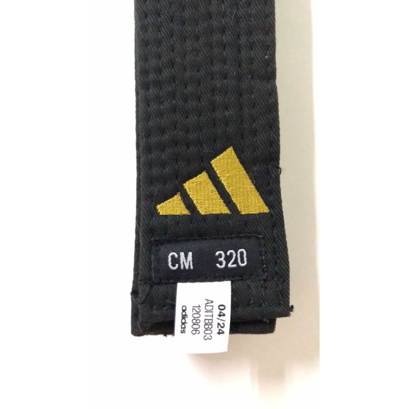 สายคาดเอวสีดำ​อย่างหนา adidas Master Deluxe Black Belt 5CM