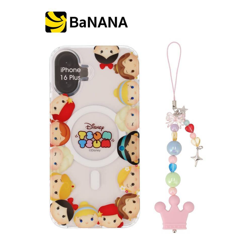Blue Box x Mickey & Friend เคส iPhone 16 Plus Tsum Tsum Princess with Magnetic by Banana IT
