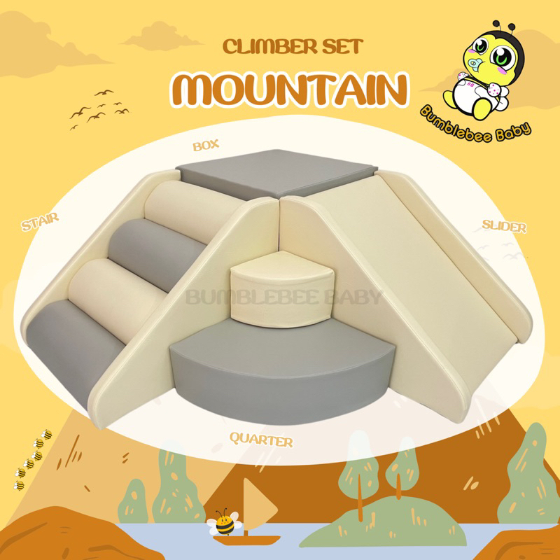 ชุดปีนป่าย Climber Mountain ของเล่นเสริมสร้างพัฒนาการ soft play (BUMBLEBEE BABY)