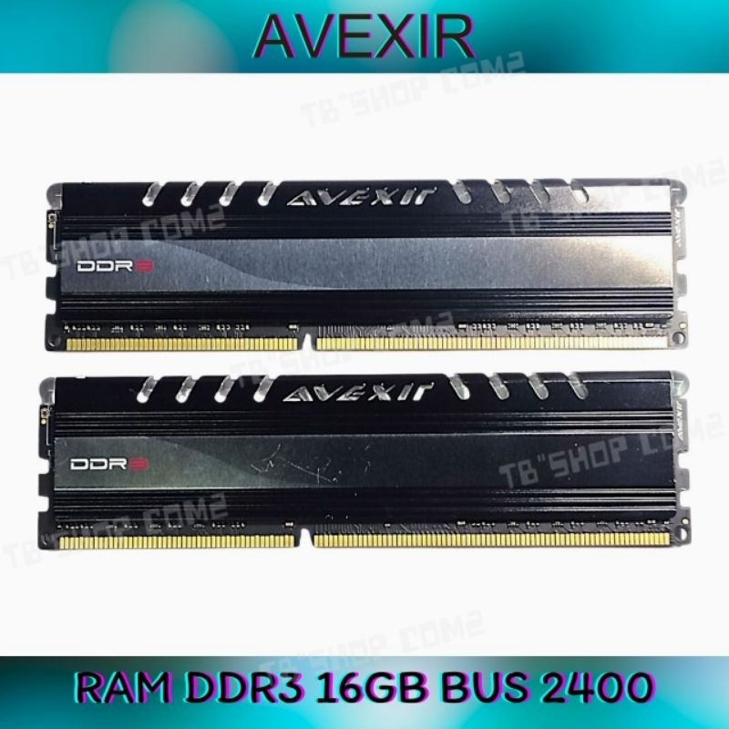 🔰RAM🔥AVEXIR DDR3 8GB×2⛔16GB⚡BUS 2400🔥