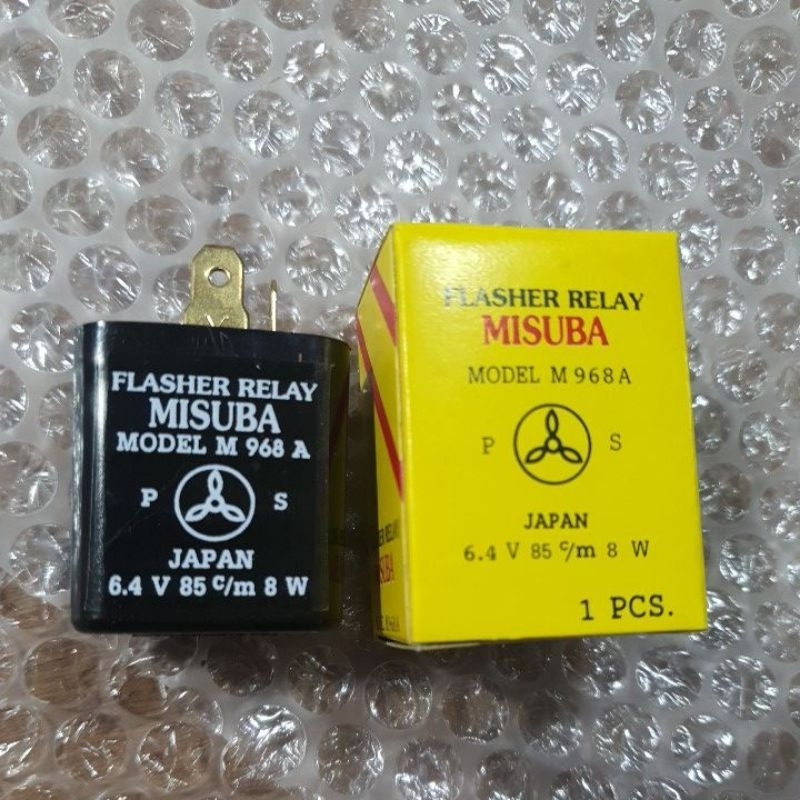 คอนนีเซอร์ไฟเลี้ยว/แฟลชเชอร์  6V MISUBA สินค้าทดแทน ใช้ได้กับรถรุ่นที่เป็น 6v ทุกรุ่น อย่างดี(ราคา1ตัว) ID-141003