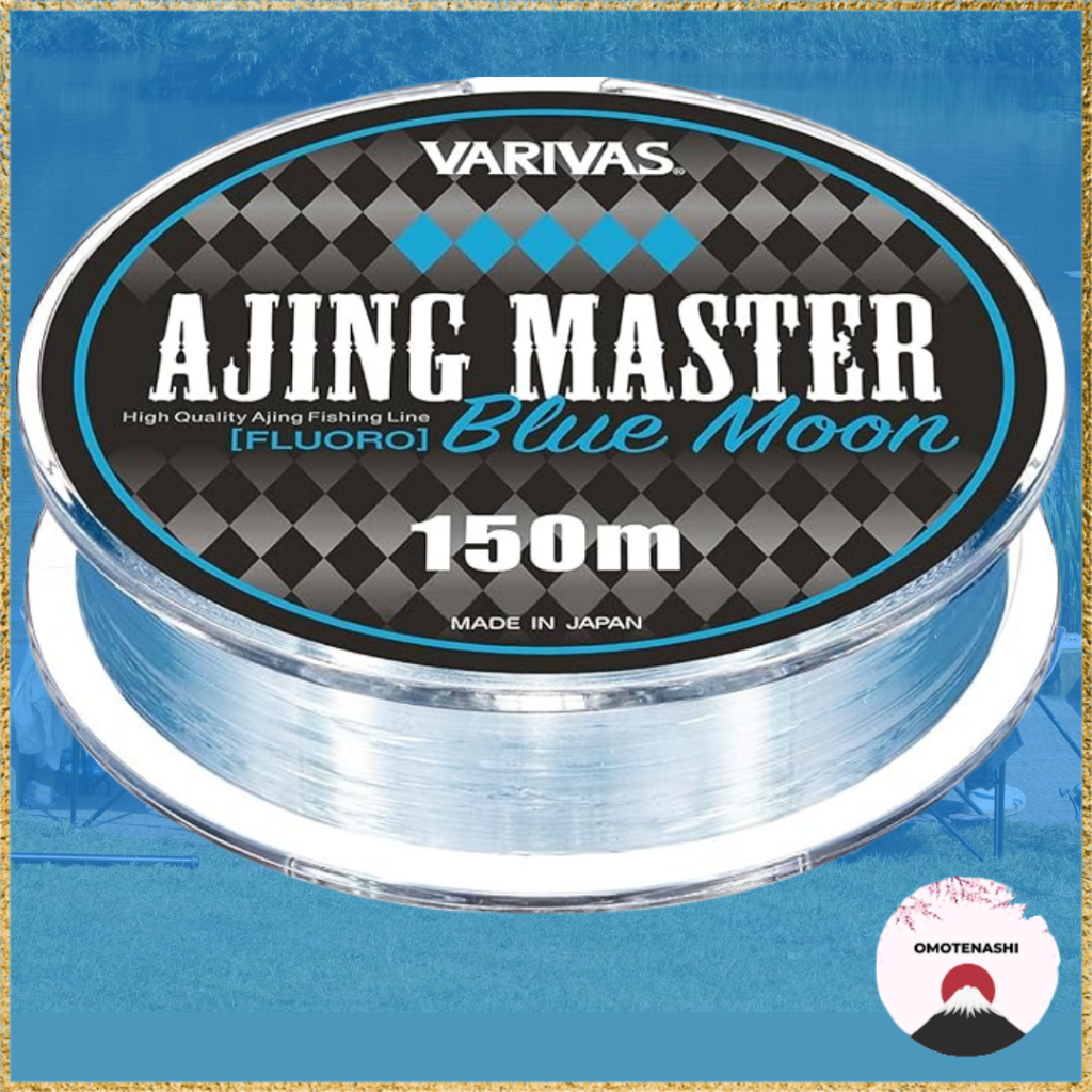 VARIVAS Ajing Master Fluorocarbon Blue Moon 150m Line