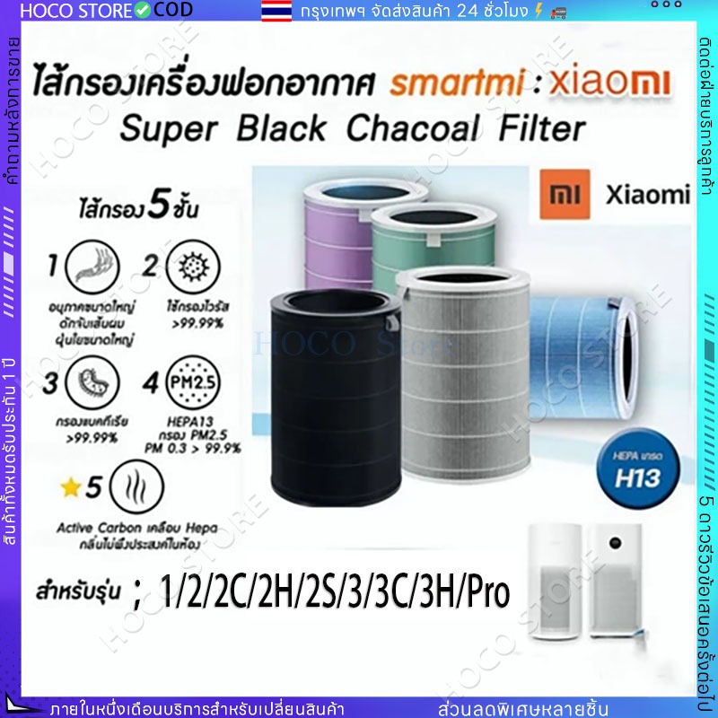 【COD】mi Air Purifier Filter For Pro 1 / 2 / 2S / 2H / 3H/ 3C / Pro ไส้กรองอากาศ รุ่น กรอง ไส้กรอง
