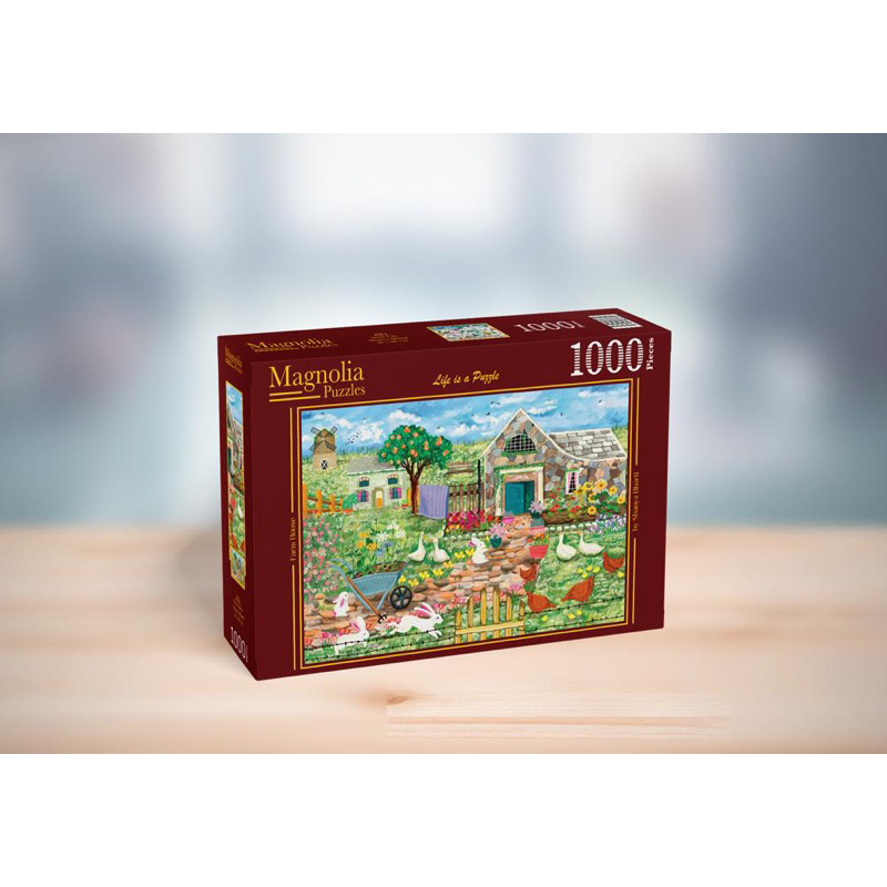 พร้อมส่ง-จิ๊กซอว์ Farm House แบรนด์ Magnolia jigsaw puzzle 1000 ชิ้น
