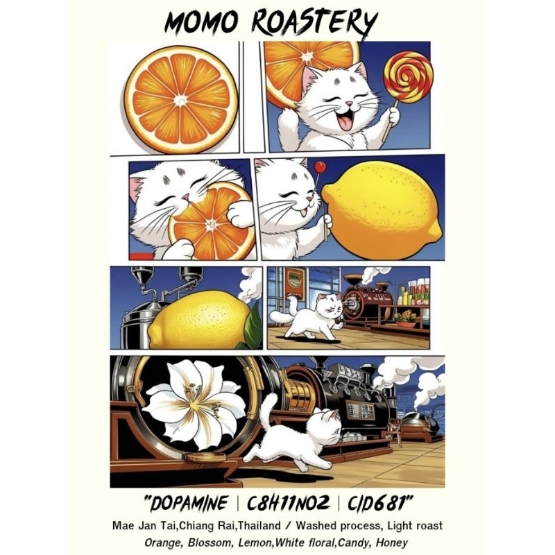Momo roastery Dopamine Washed process คั่วอ่อน คั่วกลาง