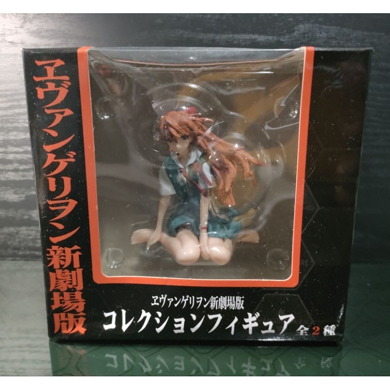 Figure - Shin Evangelion : Asuka Langley - Sitting School Uniform SEGA